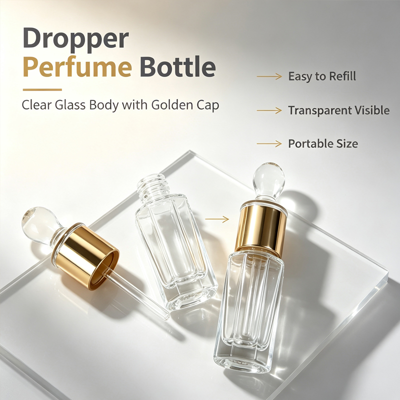 Perfume Fragrance World Qahwa - 12 ミリリットルガラススポイトボトルエッセンシャルオイルアロマセラピーアイドロップトラベルバイアル詰め替え香水容器トラベルピペットボトル