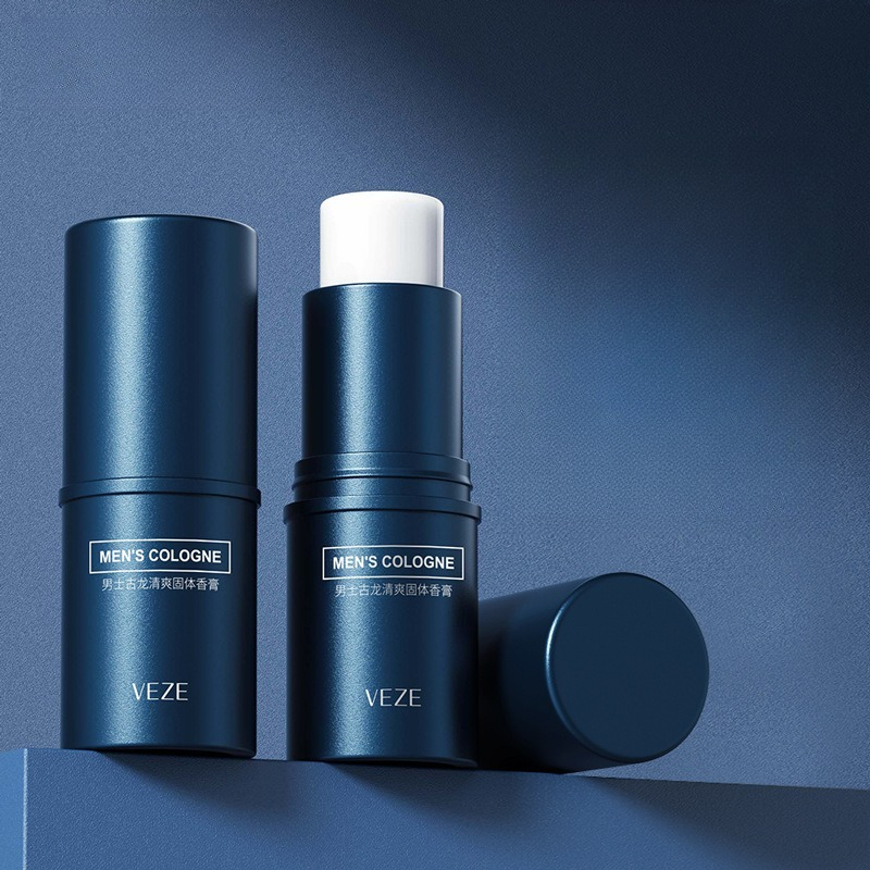 Cologne Solid Balm - メンズソリッドコロンバーム 携帯用ポケット香水 フレッシュで滑らかで上品な香り 長持ち 軽量 プレミアムフレグランススティック