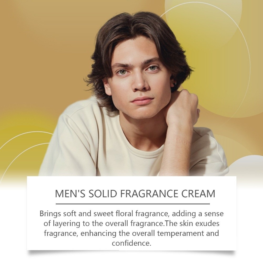 Cologne Solid Balm - ナチュラルイーストムーンソリッドパフュームフレッシュセントノンオイリーソリッドバームラスティングセントライトフレグランスボディフレグランスバームメンズ