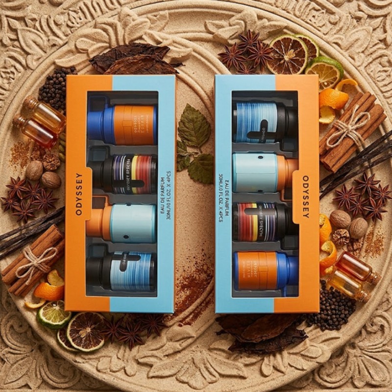 The Collection Perfume Fragrance - アラビアン香水セット 4x30ml 長持ちするユニセックスミニフレグランスコレクション 高級オリエンタル エレガント エキゾチック