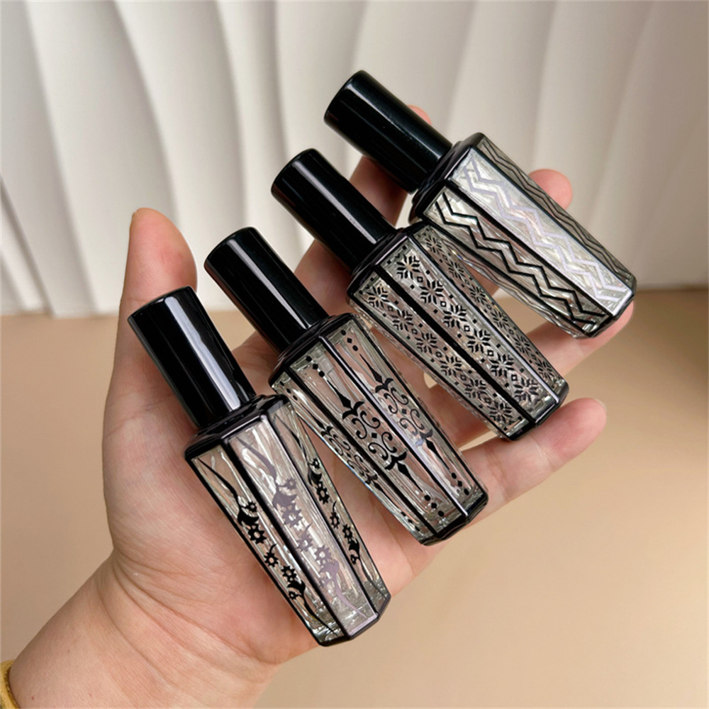 Perfume Fragrance World Qahwa - ガラスフレグランススプレー,ポータブルフレグランススプレー,詰め替え可能,カートリッジ充填,旅行,空のアルコール,化粧品,液体容器,15ml