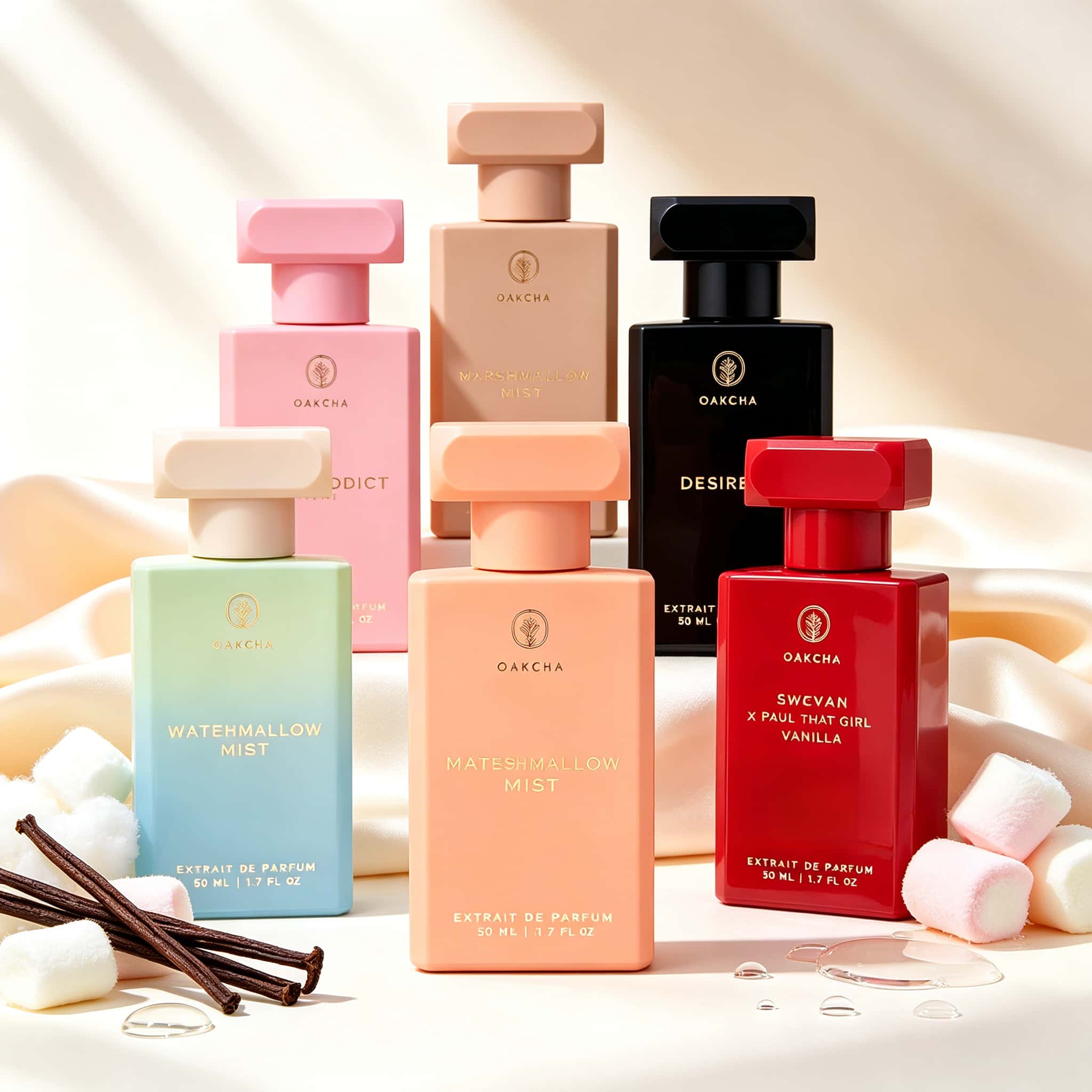 Perfume Fragrance Concentration - オークチャ エクストレ エキストラハイコンセントレーション パフューム（6種類の香り） – ミルキー、フルーティ、フローラル、ウッディなどの豊富な香りの調子で、フルレンジのノートが特徴です。
