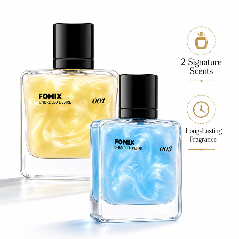 Perfume Fragrance Lasting - FOMIX 2個入りメンズ香水セット、長時間持続するフレッシュオーシャン＆温かみのある魅惑的なオードパルファムスプレー、シトラスフローラルムスクウッディコロン、昼夜兼用携帯用フレグランスギフト（彼への贈り物）