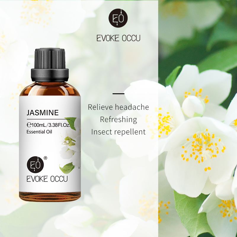 Perfume Fragrance Enhancer - EVOKE ジャスミンの香り 100ml エッセンシャルオイル 屋内芳香剤、屋外用香水、女の子へのホリデーギフトに最適