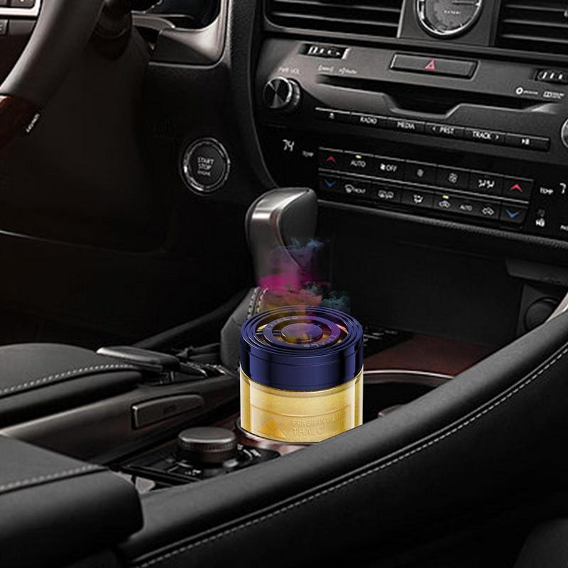 Cologne Solid Balm - 自動車用芳香剤 固体臭気吸収剤 流砂装飾 自動車用アロマセラピー 長期的な香りの車両