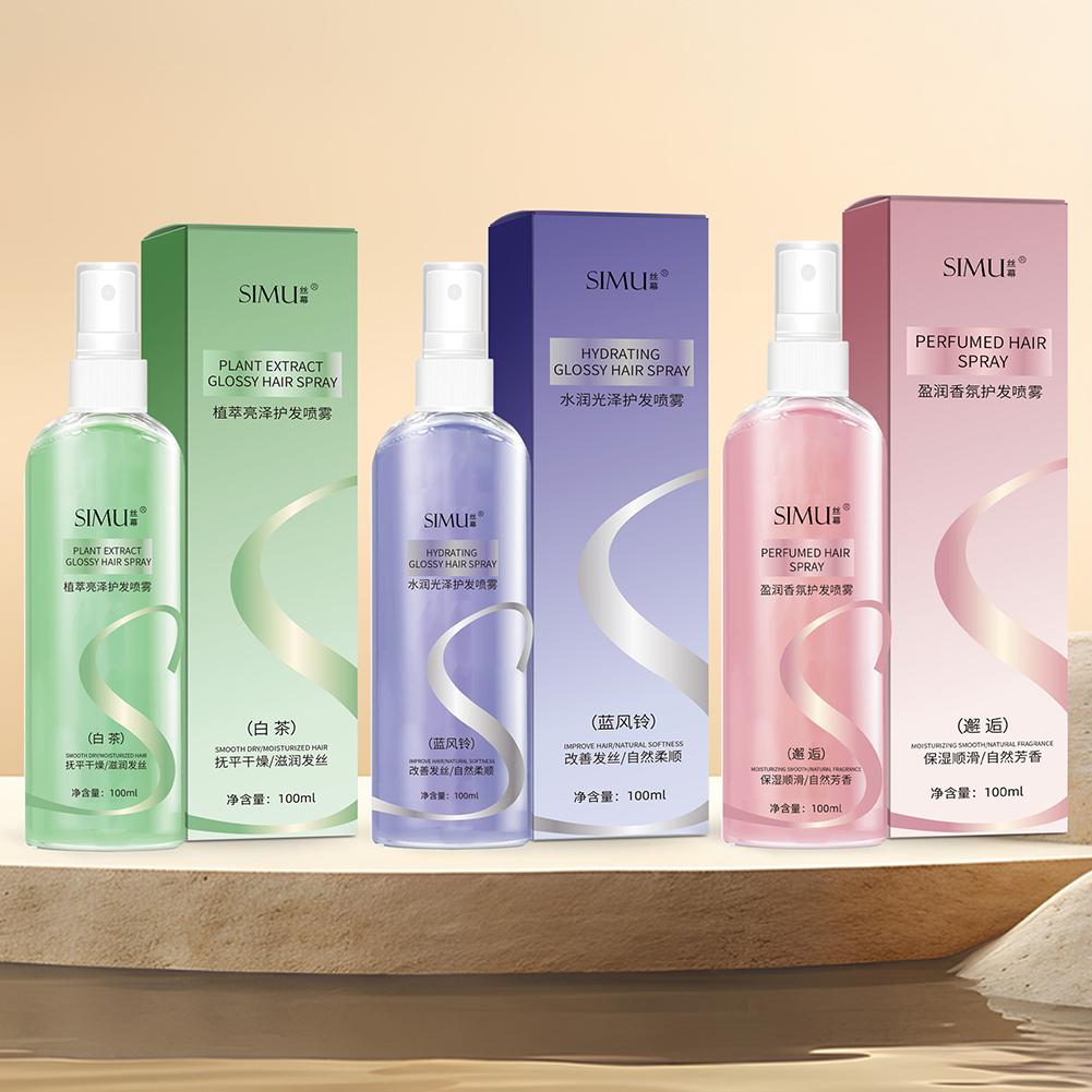 Fragrance Perfume For Hair - 100ml ヘアケアオイル 女性用 洗い流さない香り付きヘアオイル フレグランススプレー、スムージング、ヘアオイル 長持ちする抗縮れ＆エッセンシャル