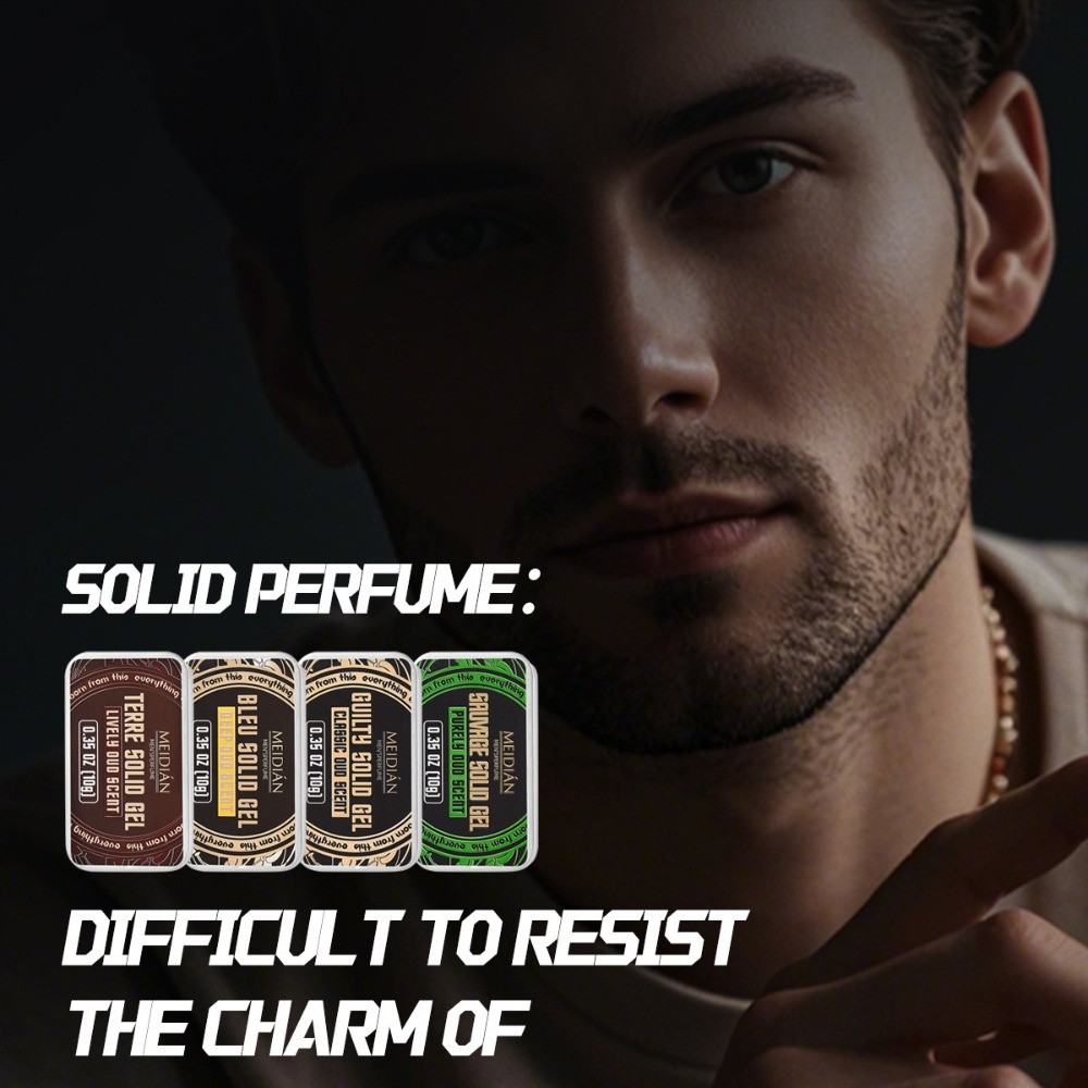 4個セット メンズ ソリッドバーム コロン 長続きする香り  - Cologne Solid Balm のレビューと価格