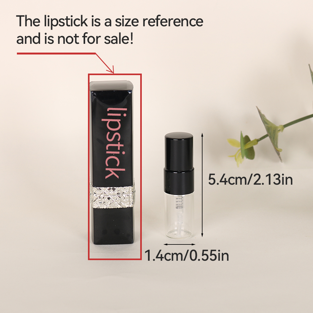 50個 2ml 透明ガラスミニ香水瓶、アルミニウム超微細スプ - Perfume Fragrance Enhancer のレビューと価格