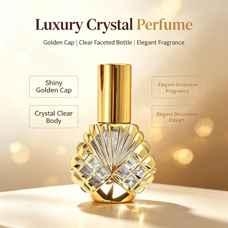 15 ミリリットルガラススプレー香水瓶ミニシェル形状ボトル空 - Perfume Fragrance World Qahwa のレビューと価格