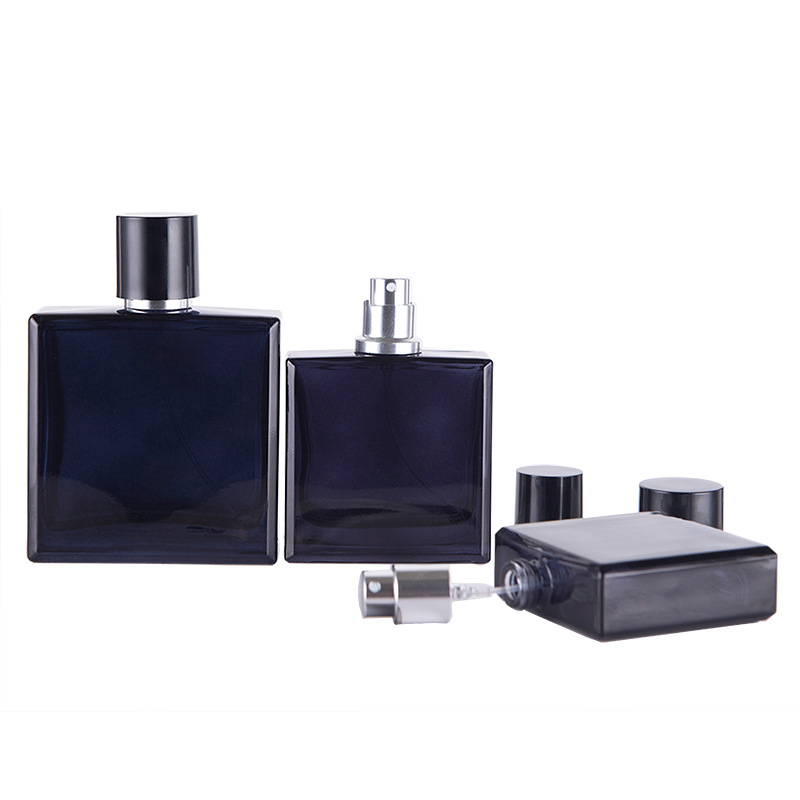 透明な正方形の平らなガラスの香水スプレーボトル,化粧品用の詰 - Perfume Fragrance World Qahwa のレビューと価格