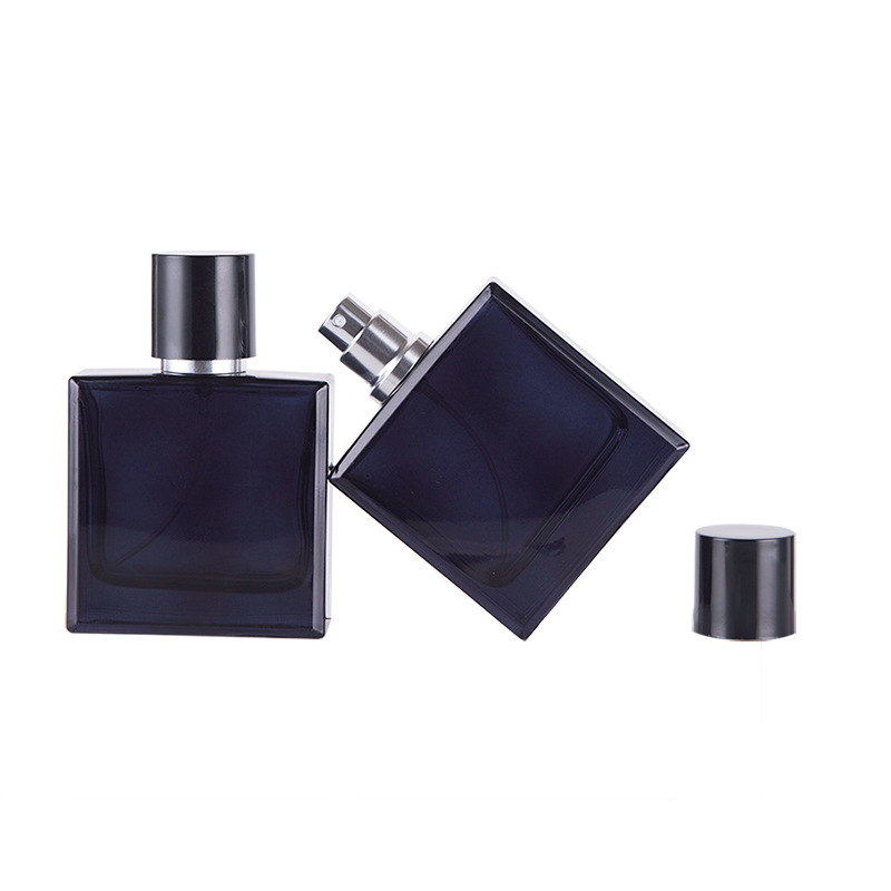 透明な正方形の平らなガラスの香水スプレーボトル,化粧品用の詰 - Perfume Fragrance World Qahwa のレビューと価格