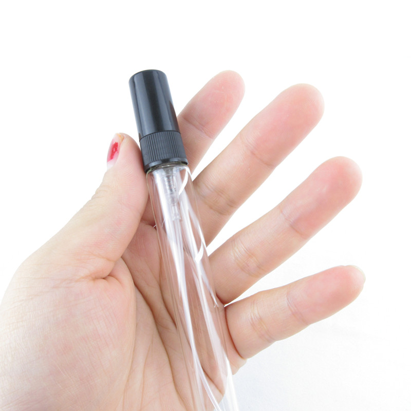 スプレー付きの詰め替え可能なガラス瓶,黒の香水スプレーボトル - Perfume Fragrance World Qahwa のレビューと価格